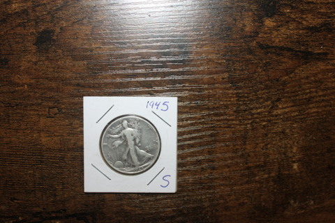 1945-S WALKING LIBERTY 1/2 DOLLAR