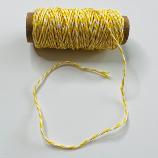 YELLOW AND WHITE BAKER’S TWINE String