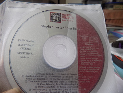 Stephen Foster Songbook CD by Musical Heritage Society