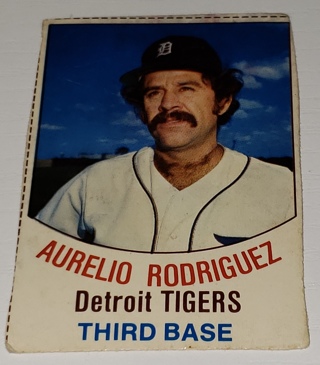 1977 ⚾ Hostess Aurelio Rodriguez Hand Cut  #120  ⚾ Detroit Tigers