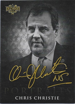 2016 Decision 2016 Candidate Portraits Retail #CP6 Chris Christie