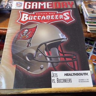 1997 game day Tampa Bay buccaneers vs New York jets magazine 