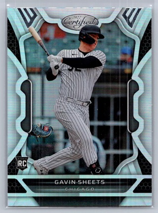 2022 Panini Chronicles Certified Gavin Sheets #6 Chicago White Sox