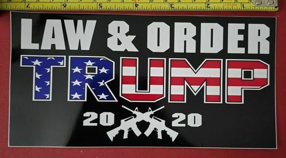 One Trump Law And Order 2020 Sticker