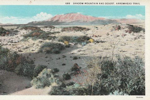 Vintage Unused Postcard: e: Arrowhead Trail