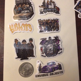 7 Old School Homies Stickers Read description before bidding