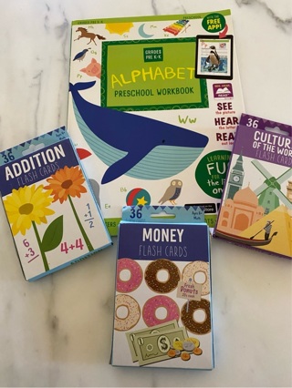 Alphabet Workbook and Flash cards