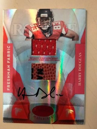 2008 harry Douglas rc ball jersey auto 233/250