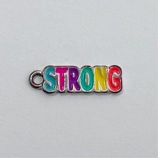Strong Brightly Colored Enamel Charm 