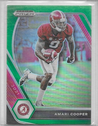 Amari Cooper 2021 Prizm Draft Prizms Green #36