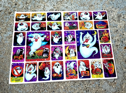 HALLOWEEN SPARKLE STICKERS STYLE 7