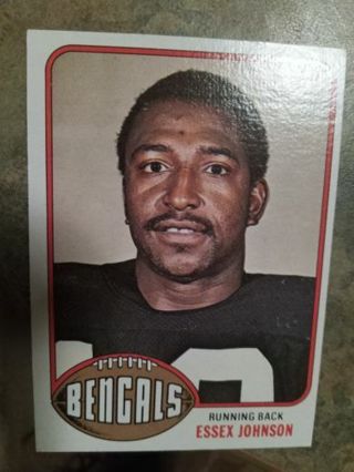 1976 TOPPS ESSEX JOHNSON CINCINNATI BENGALS FOOTBALL CARD# 311