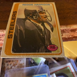 1978 topps Reggie Harrison football card 