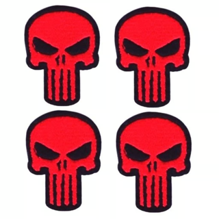 4-PACK THE PUNISHER MARVEL COMICS PATCHES IRON ON