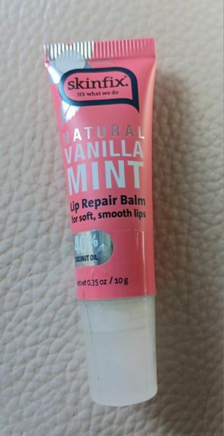 SKINFIX Vanilla Mint Lip Repair Balm Natural Oils Sealed New Tube!