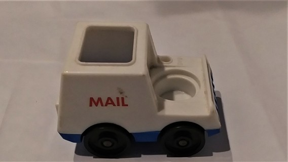 Vintage 1986 Fisher-Price Little People Mail Truck