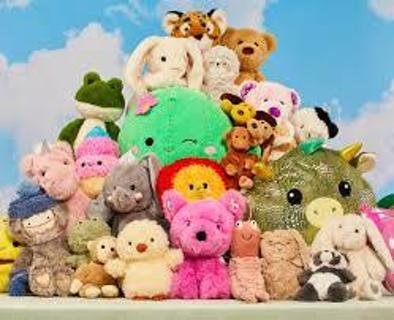 NEW STUFFED ANIMAL LOT/PET TOYS/PRIZES