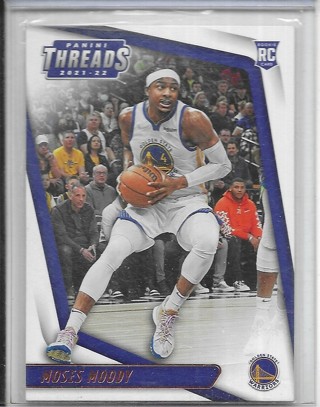 Moses Moody 2021-22 Chronicles Threads Bronze #85