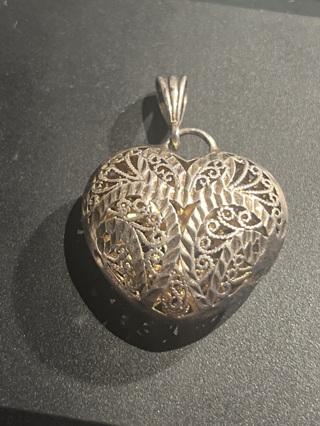 Sterling silver Heart Pendant 