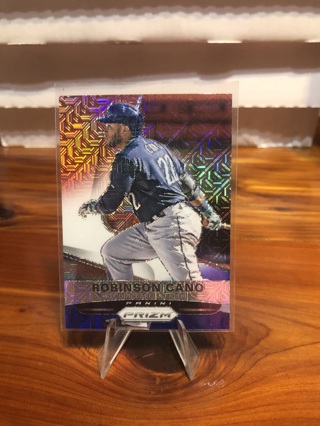 Robinson Cano 2015 Panini Prizm Red White & Blue Mojo #132