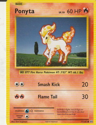 Pokemon Card: Ponyta