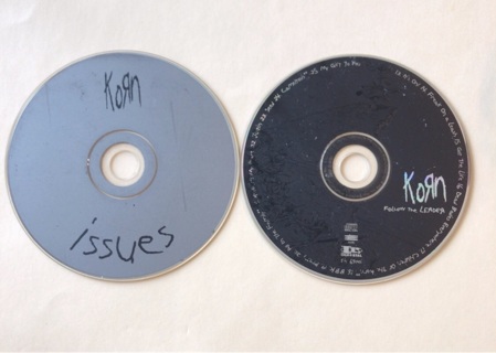 2x KoRn CDs - Follow the Leader & Issues