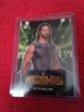 WWE Seth Rollins card from 2018