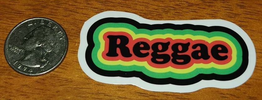 Bob Marley/Rasta/Reggae Sticker (#8)