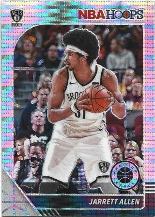 2019-20 HOOPS PREMIUM STOCK JARRETT ALLEN SILVER PULSAR PRIZM REFRACTOR CARD