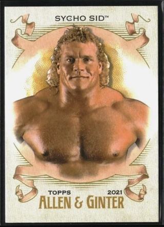 2021 Topps WWE Heritage - Sycho Sid Allen & Ginter Insert AG-23