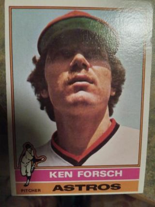 1976 TOPPS KEN FORSCH HOUSTON ASTROS BASEBALL CARD# 357