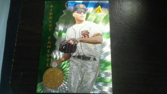 1995 PINNACLE ROOKIE RIKKERT FANEYTE SAN FRANCISCO GIANTS MUSEUM COLLECTION BASEBALL CARD# 138