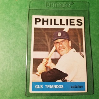 1964 - TOPPS BASEBALL CARD NO. 83 - GUS TRIANDOS - PHILLIES - EXMT+