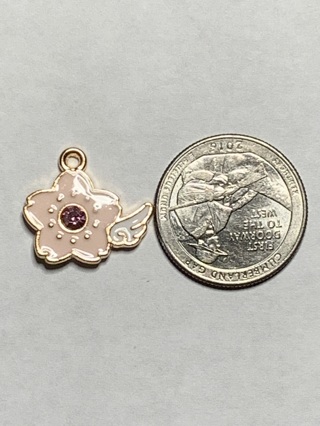 PINK CHARM~#38~1 CHARM ONLY~FREE SHIPPING!