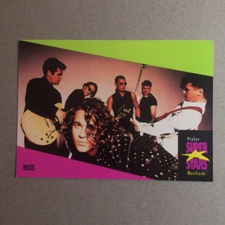 1991 ProSet Super⭐️Stars MusiCards | INXS | Card # 55