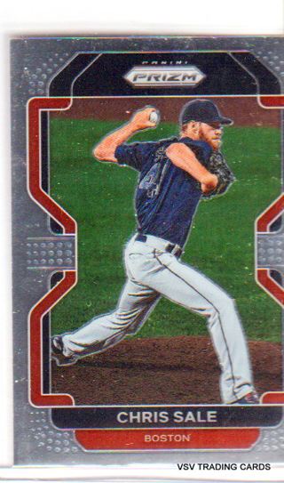 Chris Sale, 2022 Panini Prizm Card #205, Boston Red Sox,  (EL4)