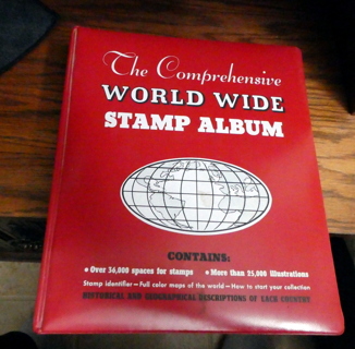 The Comprehensive World Wide Stamp Album (Free Shipping)