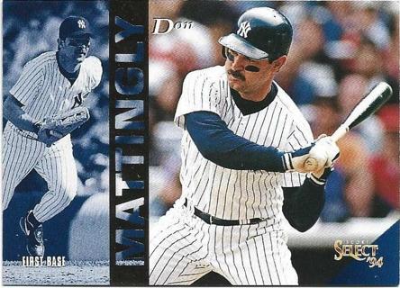 1994 SELECT DON MATTINGLY CARD