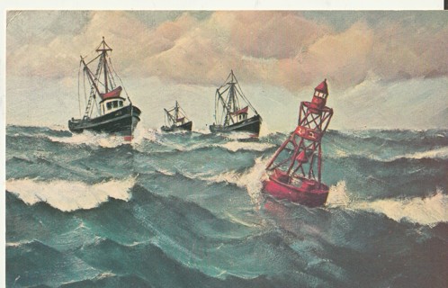 Vintage Unused Postcard: e: Art, Mystic Seaport, Connecticut