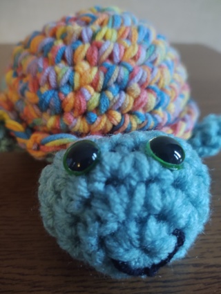 Hand Crocheted Amigurumi Turtle 