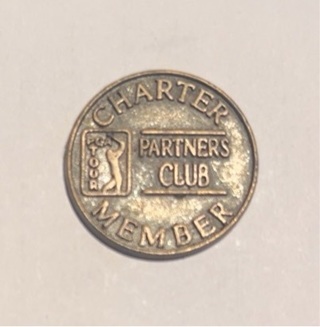 Vintage PGA Tour Partners Club Charter Member Token