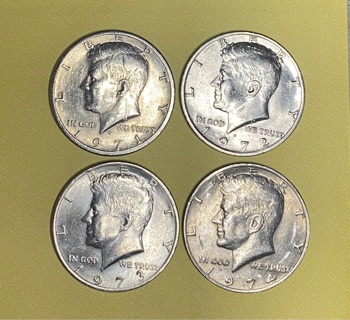 Vintage Half Dollar 50c Coins!