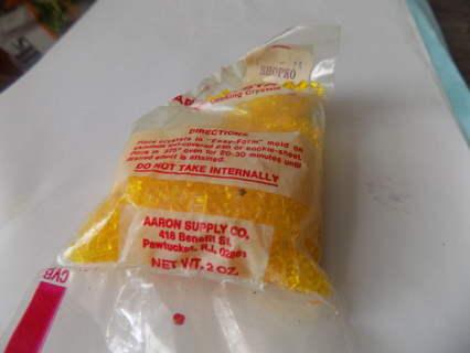 Large pack yellow art cooking crystals to melt for crafts