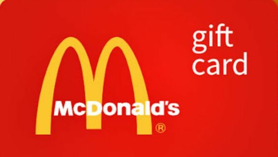 $5 McDonald's gift card