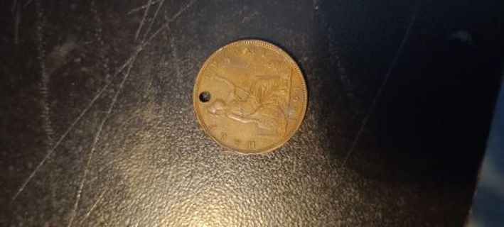1864 half penny