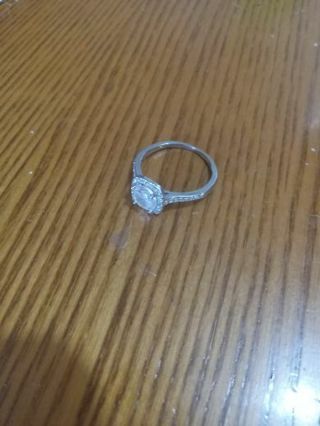 Stainless steel CZ ring