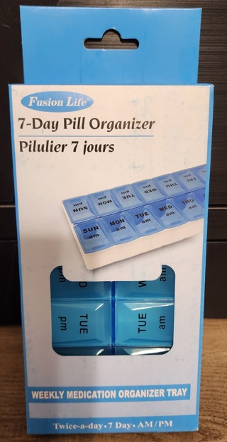 NEW - Fusion Life - 7 day Pill Organizer