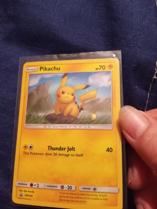 Pikachu SM183 Holo Promo