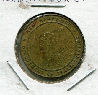 New Hampshire Old Man of the Mountain Transit Token