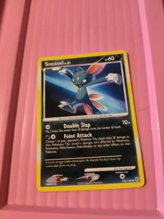 Sneasel Pokemon Card